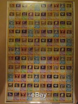 Super Rare Uncut Pokemon Holographic Sheet GREAT CONDITION! Fossil TCG Cards