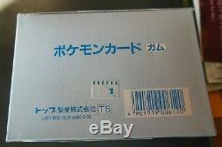 TOPSUN 1995 JAPAN Pokemon BOOSTER BOX 1st Printed Pks/Cards Ever Mint/Near Mint