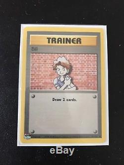 Trainer Bill 91/102 Pokemon Original Card Base Set collection 1999 edition rare