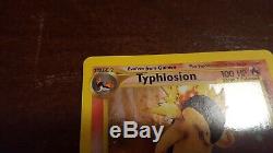 Typhlosion 17/111 1ST EDITION Neo Genesis HOLO RARE Pokemon Card