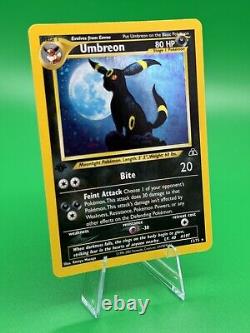 UMBREON #13/75-NEO DISCOVERY 1st EDITION HOLO POKEMON CARD-RARE