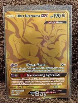 Ultra Necrozma GX Secret Rare 78/70 Dragon Majesty Pokemon Card NM-M