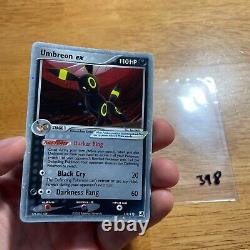 Umbreon Ex Pokemon TCG 112/115 Ultra Rare HOLO English Unseen Forces 398