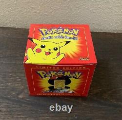 Unopened Pokemon 23K Gold Plated Collectable PokeBalls Cards Set Of 6 BurgerKing