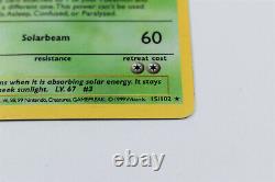 Venusaur 1st Edition Shadowless, Thick Stamp, 15/102 Base Set 1999 Pokemon Card