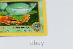 Venusaur 1st Edition Shadowless, Thick Stamp, 15/102 Base Set 1999 Pokemon Card