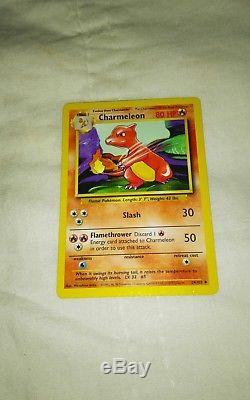 Very Rare Original 1995 Charmeleon Pokemon Card 24/102