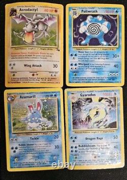 Vintage Card 12 Pokemon WOTC Holo Cards Played (MP-DMG)