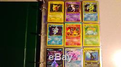 Vintage & New Pokemon Binder 180 Card Collection Lot Chardizard Rares & Holos