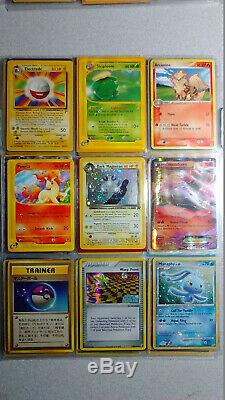 Vintage & New Pokemon Binder 300+ Card Collection Lot Chardizard Rares & Holos