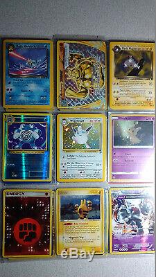 Vintage & New Pokemon Binder 300+ Card Collection Lot Chardizard Rares & Holos