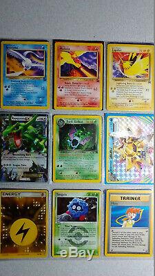 Vintage & New Pokemon Binder 300+ Card Collection Lot Chardizard Rares & Holos