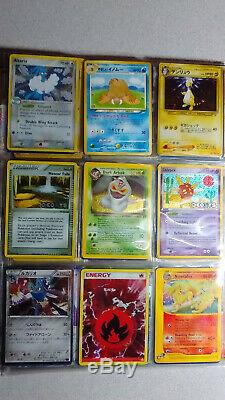Vintage & New Pokemon Binder 450+ Card Collection Lot Chardizard Rares & Holos