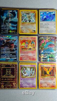 Vintage & New Pokemon Binder 500+ Card Collection Lot Chardizard Rares & Holos