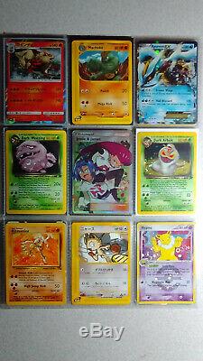Vintage & New Pokemon Binder 500+ Card Collection Lot Chardizard Rares & Holos
