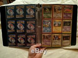 Vintage Pokemon Card Binder Collection Holo, 1st Edition, Rare, Promo