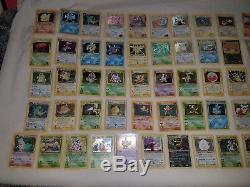 Vintage Pokemon Card Lot 1000+ Cards, 1st editions, Holos, Rares, 1990s Pokemon