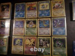 Vintage Pokemon Card Lot WoTC 2 Charizard Holo's! 54 Rare Cards