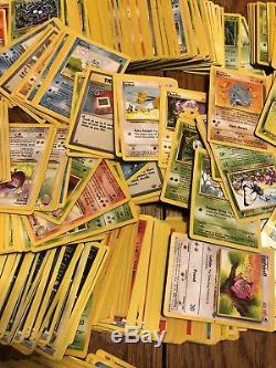 Vintage Pokemon Card Mixed Lot 3800 Cards Holo Rares 1995 to 2012 Collection
