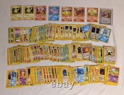 Vintage Pokemon Collection Binder Base Set WOTC Holo Rare Lot of 600+ Cards RARE