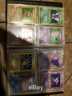 Vintage Rare Pokemon Card Collection Lot Holo Japanese English With Binder