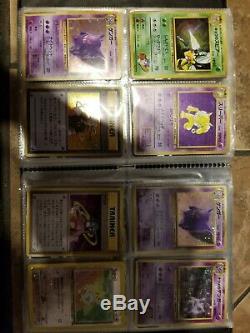 Vintage Rare Pokemon Card Collection Lot Holo Japanese English With Binder