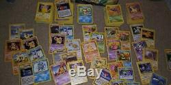 Vintage pokemon lot 400ish cards 40+ rares base set to gym sets. 17 holographics
