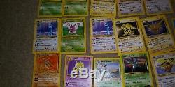 Vintage pokemon lot 400ish cards 40+ rares base set to gym sets. 17 holographics