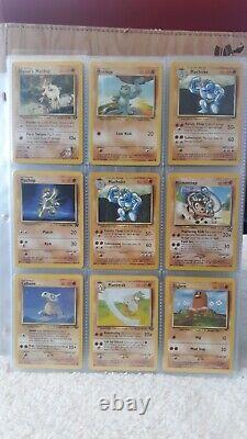 WOTC Pokemon Childhood Binder Vintage Lot 108 cards include 8 Holos, Rares, +PSA