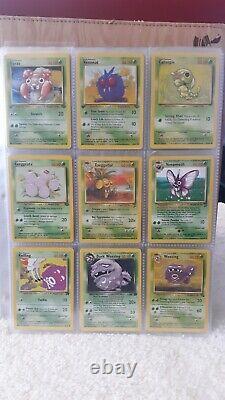 WOTC Pokemon Childhood Binder Vintage Lot 108 cards include 8 Holos, Rares, +PSA