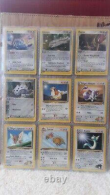 WOTC Pokemon Childhood Binder Vintage Lot 108 cards include 8 Holos, Rares, +PSA