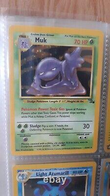 WOTC Pokemon Childhood Binder Vintage Lot 108 cards include 8 Holos, Rares, +PSA