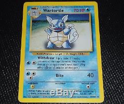 Wartortle 42/102 Base Set ERROR Evolution Box Misprint Pokemon Card EXCELLENT
