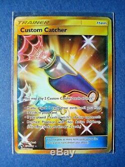 X4FULL ART CUSTOM CATCHER PLAYSET Secret Rare Lost Thunder Pokemon Cards 231