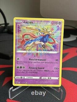 Zacian Amazing Rare Vivid Voltage Pokemon Card Near Mint CRIMP ERROR Fast Ship