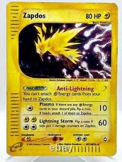 Zapdos H32/H32 Aquapolis Holo Rare Vintage Pokemon TCG Card