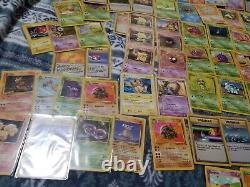 100+ Cartes Vintage Classeur Pokemon Cartes Collection Rare Lot 5 WOTC HOLO + Promo