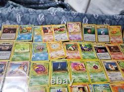 100+ Cartes Vintage Classeur Pokemon Cartes Collection Rare Lot 5 WOTC HOLO + Promo