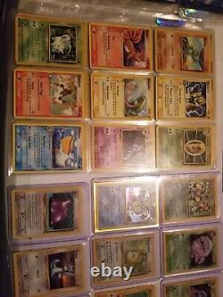 100+ Cartes Vintage Classeur Pokemon Cartes Collection Rare Lot 6 WOTC HOLO + Promo