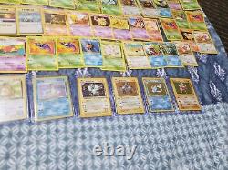 100+ Cartes Vintage Pokemon Rares dans un Classeur Collection Lot 5 WOTC HOLO + Promo