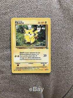 1995 Pokachu Pokemon Card Ultra Rare Trading Cards Excellente Condition Original
