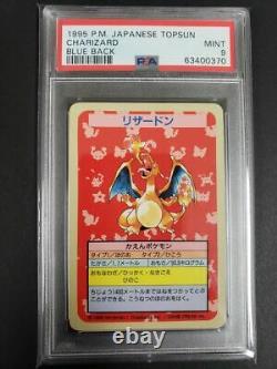 1995 Topsun No Numéro Charizard Psa 9 Mint Carte Pokemon Rare Japonaise