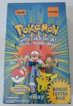 1999 Cartes Pokemon Booster Trading Topps Set 2348 Nouveau Sealed 11 Paquets Rare