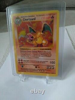 1999 Charizard Sans Ombre 4/102 Ensemble De Base De Cartes Pokemon Holo Rare Wotc