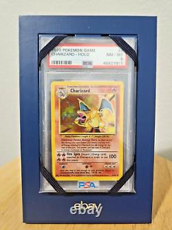 1999 Jeu De Pokémon Charizard Holo Psa 8 Ensemble De Base 4/102 Nm-mt