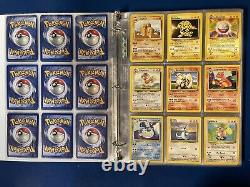 1999 Pokémon Ensemble De Base 100 % Complet 102/102 Cartes Holo Rares Anciennes Pokémon