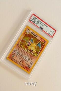 1999 Pokemon Espagnol Charizard 1ère Édition Holo Card # 4 De 102 Psa 9 Mint