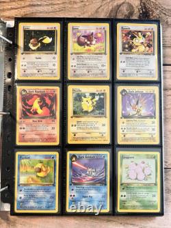 1ère Édition Cartes Pokémon Anciennes VINTAGE Collection Rares Lot WOTC 1999 Ère Pikachu