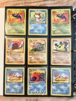 1ère Édition Cartes Pokémon Anciennes VINTAGE Collection Rares Lot WOTC 1999 Ère Pikachu