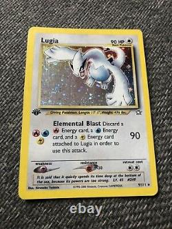 1ère Édition Lugia 9/111 Neo Genesis Pokemon Card Wotc Holo Rare Played/hp